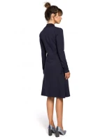 Dámské šaty B044 Tmavě modré - BeWear