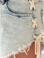 Dámské džínové šortky COOL SUMMER blue FashionStreet SY0473 Dámské džínové šortky COOL SUMMER blue FashionStreet SY0473