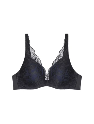 Dámská podprsenka Body Make-Up Illusion Lace WP - BLACK - černá 0004 - TRIUMPH Dámská podprsenka Body Make-Up Illusion Lace WP - BLACK - černá 0004 - TRIUMPH