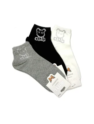 Ponožky WiK Butterfly 024 Sequins Cotton 04 35-42 Ponožky WiK Butterfly 024 Sequins Cotton 04 35-42