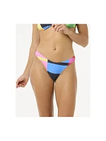 Plavky RIP CURL Las Dalias High Leg Cheeky, tyrkysové Plavky RIP CURL Las Dalias High Leg Cheeky, tyrkysové
