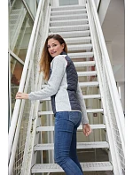 Daiber JN 741 Dámská pletená hybridní bunda 02.0741 royal melange/anthracite melange