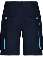Daiber JN 872 (42-60) Pracovní bermudy - Color 02.0872 navy/turquoise Daiber JN 872 (42-60) Pracovní bermudy - Color 02.0872 navy/turquoise