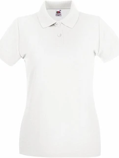 Fruit of the Loom Lady-Fit Premium Polo Dámské piqué polo 16.3030 white