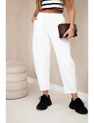 Kalhoty s kapsami Summer Punto ecru