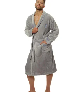 Pánský župan 2111 LUCA sv. šedý - L&L