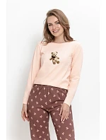 3627 DÁMSKÉ DLOUHÉ PYŽAMO LUMI S–XL