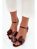 Sandály na podpatku model 222271 Step in style Sandály na podpatku model 222271 Step in style