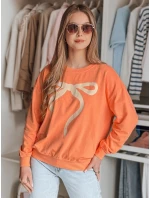 Dámská oversize mikina SOFTTIE oranžová FashionStreet BY1378