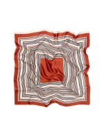 Umění Polo šátek 25219 Saténové pruhy