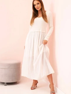 Šaty dlouhé na ramínka švestková