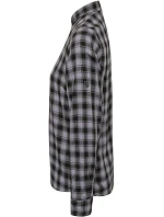 Premier PR 350 Popelínová halenka s dl. rukávem "Mulligan" 39.0350 steel/black Premier PR 350 Popelínová halenka s dl. rukávem "Mulligan" 39.0350 steel/black