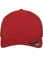 Flexfit 6533/6533T 6 panelová síťovaná kšiltovka 55.6533 red