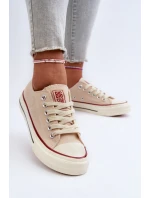 Nízké dámské tenisky Big Star NN274272 béžové