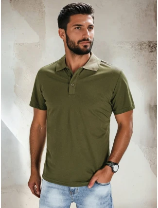Pánské zelené polo tričko FashionStreet PX0511