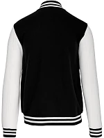 Kariban K 497 Unisex college bunda "Teddy" 20.K497 black/white