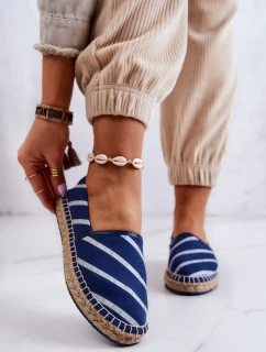 Dámské klasické espadrilky Big Star JJ274960 Námořnická modrá