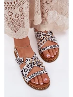 Dámské Sandály Na Plochém Podpatku Se Zlatými Hroty Bílo-Černé Zanira Dámské Sandály Na Plochém Podpatku Se Zlatými Hroty Bílo-Černé Zanira