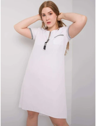 Šaty LK SK 506827.45 bílé