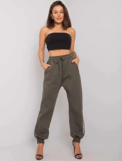 Dámské tepláky 7237.81 tmavá khaki - FPrice