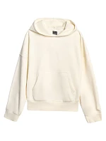 Dámská mikina 4F F1887 krémová 4FWAW25TSWSF1887 12S