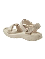 Lee Cooper dámské boty na suchý zip sandály na léto na pláž light beige cream dámské