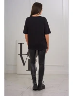 Kouzelná halenka s potiskem černá