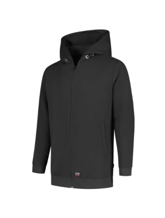 Hooded Sweat Jacket Washable 60°C mikina unisex tmavě šedá