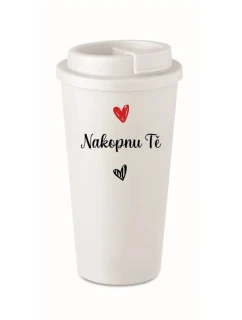 NAKOPNU TĚ - bílý termohrnek 475 ml