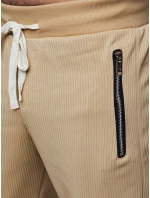 Pánské kalhoty cargo béžové FashionStreet UX4461