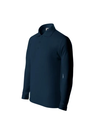 Dětské tričko Pique Polo LS (tmavě modré) Dětské tričko Pique Polo LS (tmavě modré)