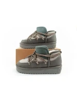 D.Franklin dámské sněhule zimní módní zateplené boty šedé dámské