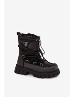 Dětské černé sněhule Adelisse Dětské černé sněhule Adelisse