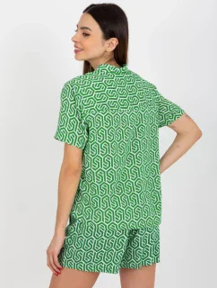 Dámská halenka D73771M11063A zelená - FPrice