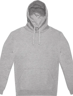 B&C ID.223 Hoodie Unisex mikina s kapucí 01.I223 sport grey