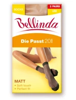 Dámské silonkové ponožky DIE PASST 20 DEN SOCKS 2 PACK - BELLINDA