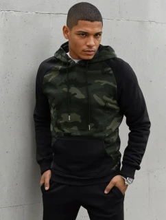 Pánská zelená mikina FashionStreet BX5485