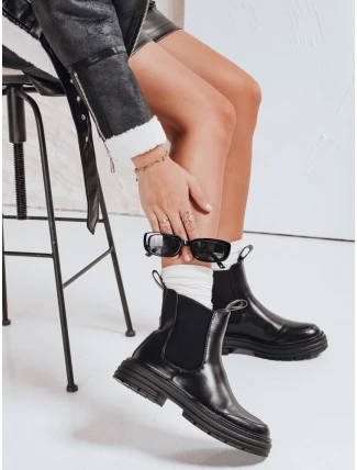 LUXIBOOTS dámské kozačky na platformě černé FashionStreet ZY1020