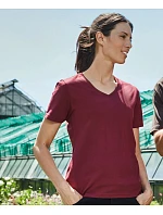 Daiber JN 1807 Dámské pracovní tričko z bio bavlny - Solid 02.1807 carbon