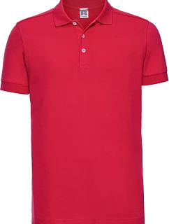 Russell Athletic 566M Pánské elastické piqué polo 10.566M classic red