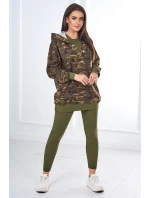 3dílná souprava Vřesoviště halenka, top a legíny hnědá + cappuccino 3dílná souprava Vřesoviště halenka, top a legíny hnědá + cappuccino