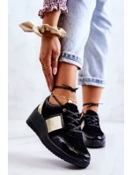 Dámské Semisove sportovní boty na klínu Černá Larson