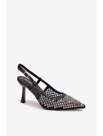 Lodičky s přezkami černé Selinna