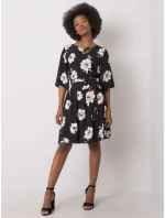 Šaty LK SK 507547.16P černobíle