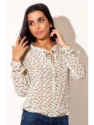 Dámská halenka K135 - KATRUS Dámská halenka K135 - KATRUS