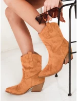 Dámské velbloudí kovbojské boty FashionStreet ZY1223