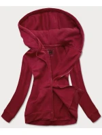 Dámská sportovní mikina ve vínové bordó barvě (W03-21)