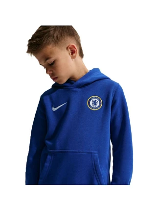 Nike Junior Chelsea London Club mikina s kapucí II3725-452 Nike Junior Chelsea London Club mikina s kapucí II3725-452