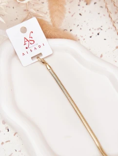 Náramek Žmijka ze chirurgické oceli zlatý