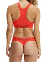 Sportovní bralette Heritage - QF6768E XM9 - červenooranžová - Calvin Klein Sportovní bralette Heritage - QF6768E XM9 - červenooranžová - Calvin Klein